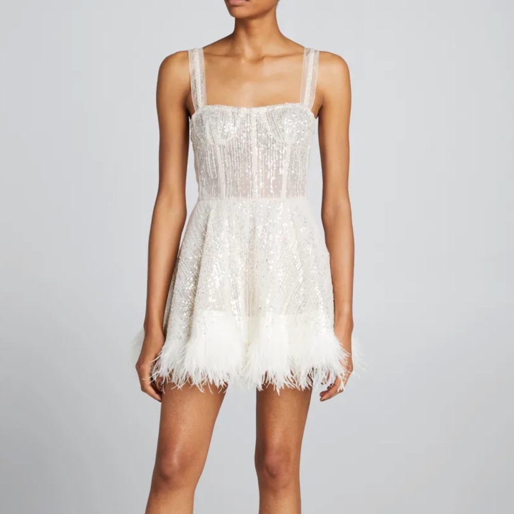 Bronx and Banco Mademoiselle Bridal Mini Dress size small